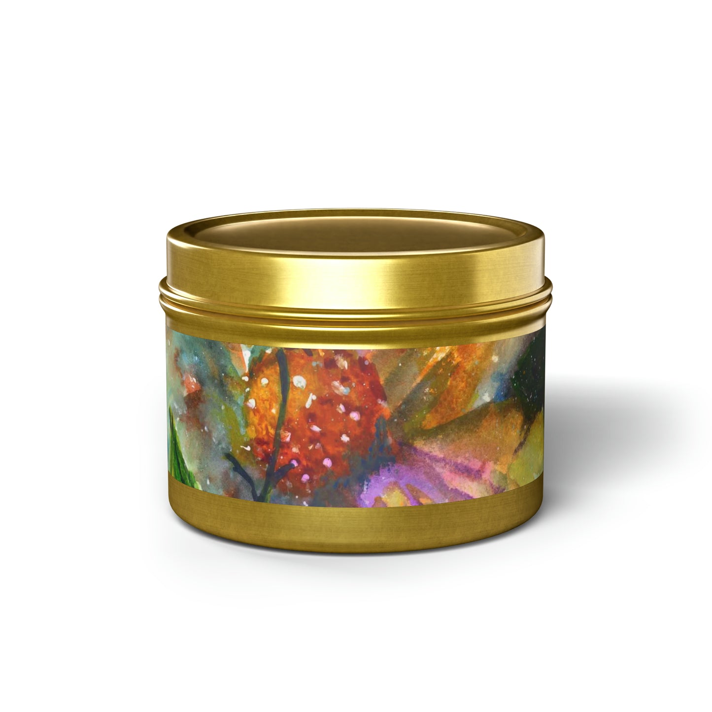 Valentine Handmade Art Tin Candles