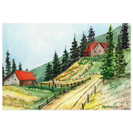 American Farm Rustic Jigsaw Puzzle 1000-Pieces