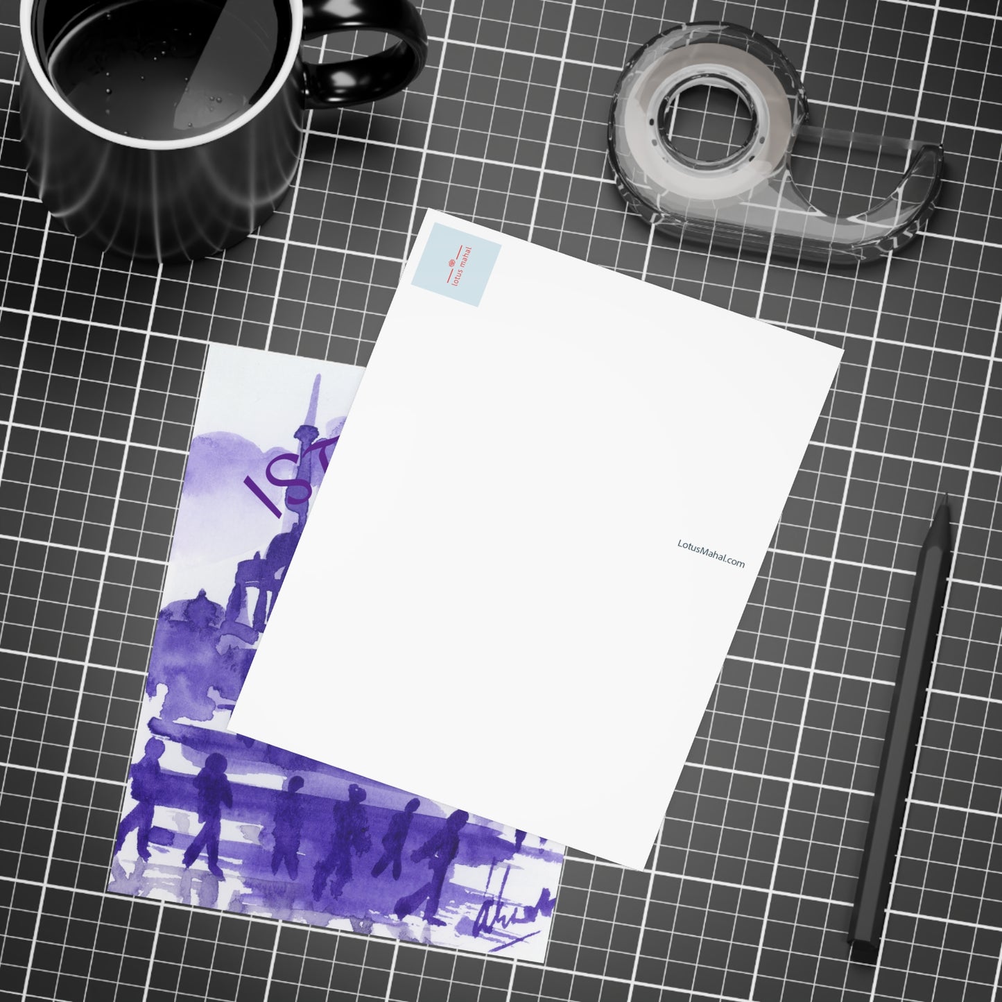 I dream of Istanbul Watercolor Postcard