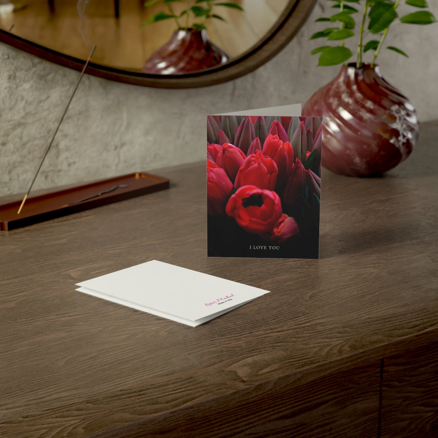 I love you Bouquet Greeting Cards