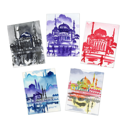 Istanbul Delight Greeting Cards - 5-Design Set