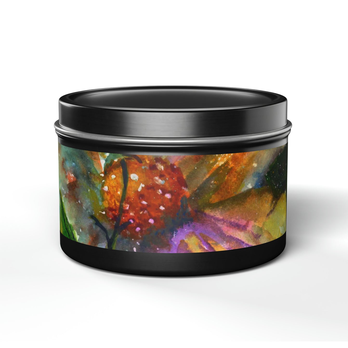 Valentine Handmade Art Tin Candles