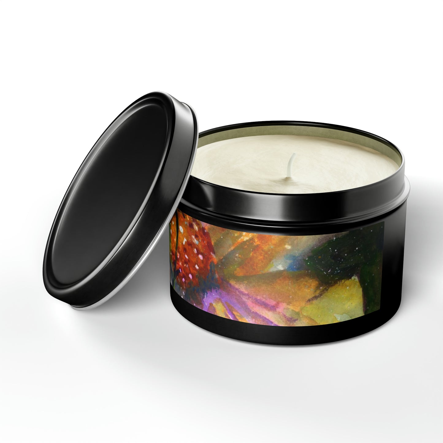 Valentine Handmade Art Tin Candles