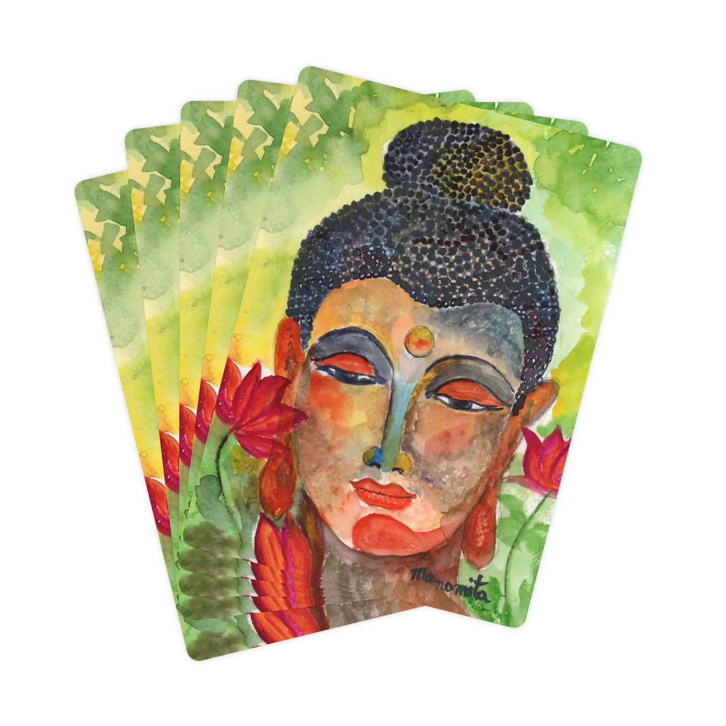 Calm and Collected Poker Cards