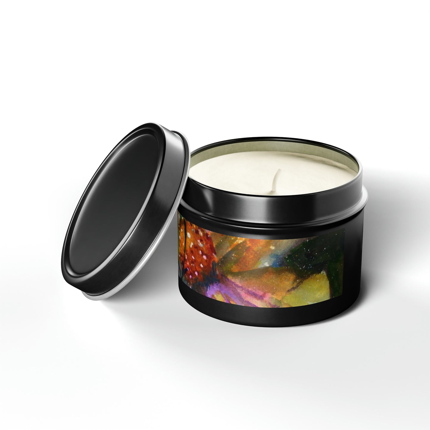 Valentine Handmade Art Tin Candles