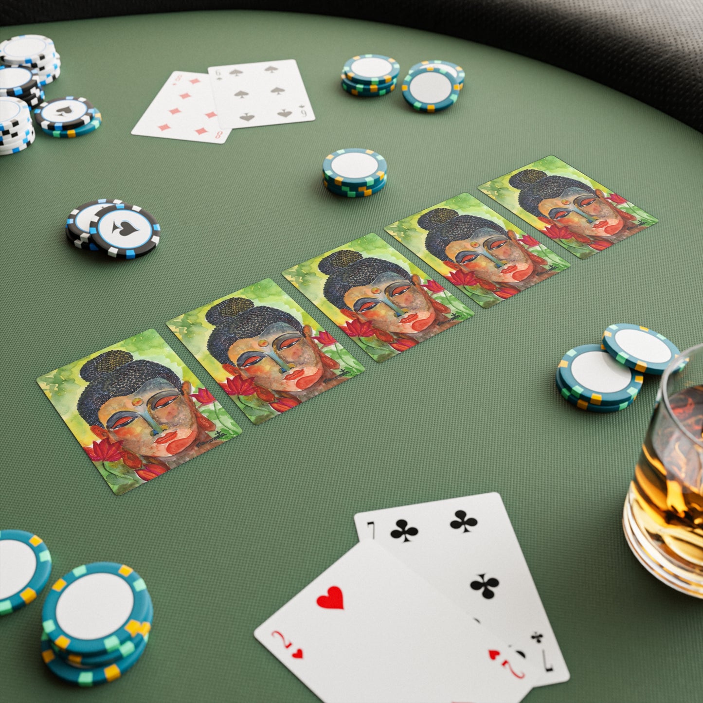 Calm and Collected Poker Cards