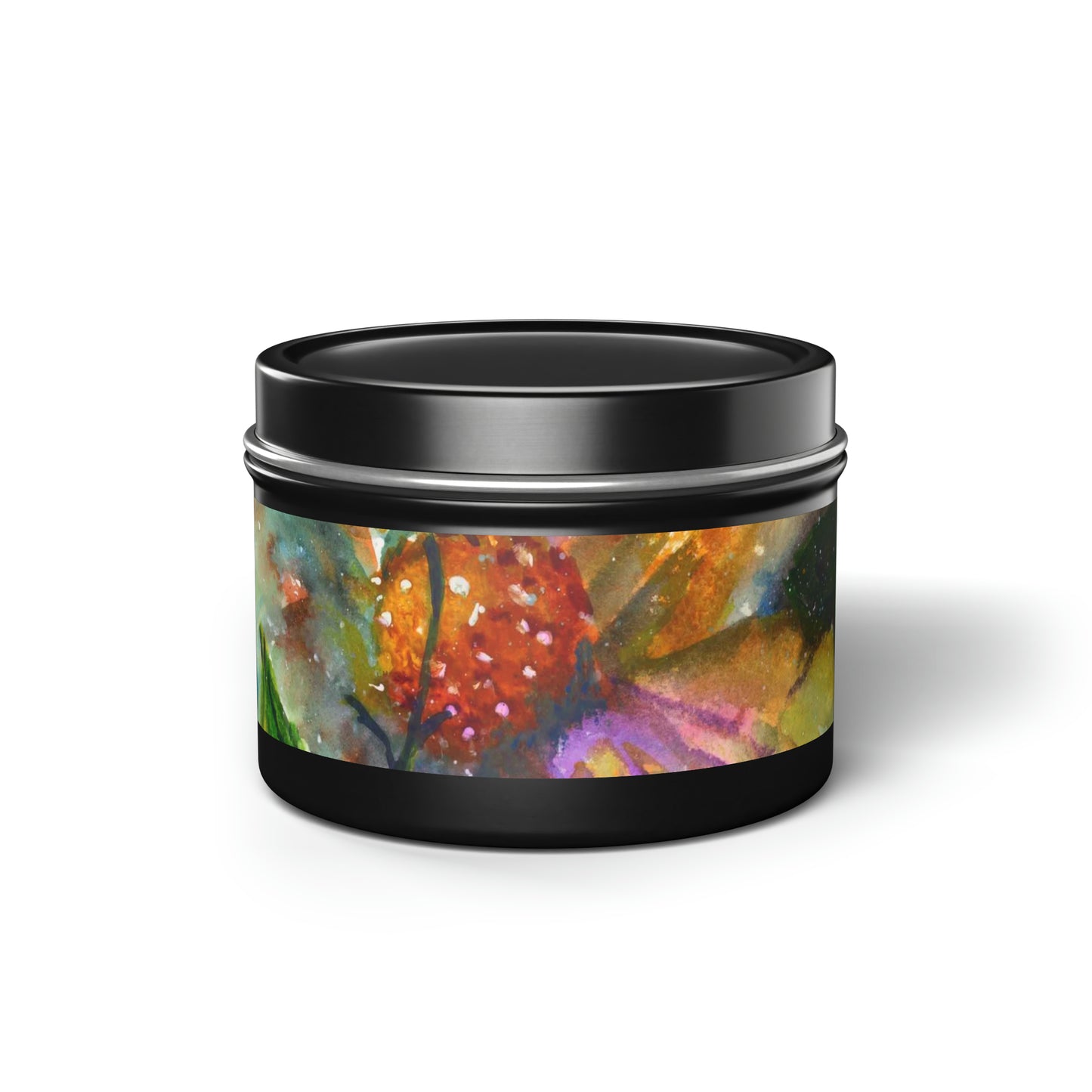 Valentine Handmade Art Tin Candles