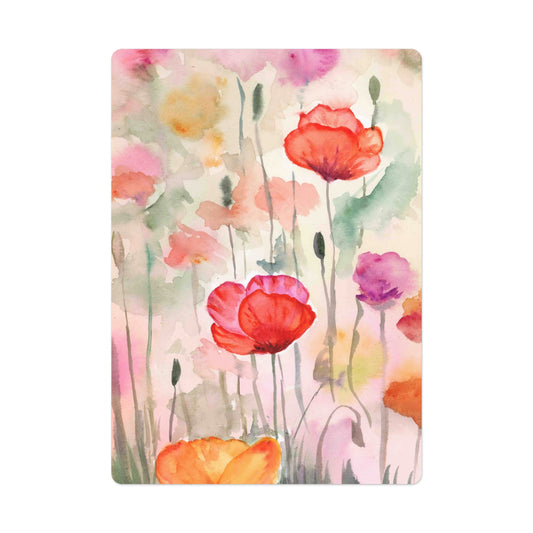 Wild Flowers Poker Cards