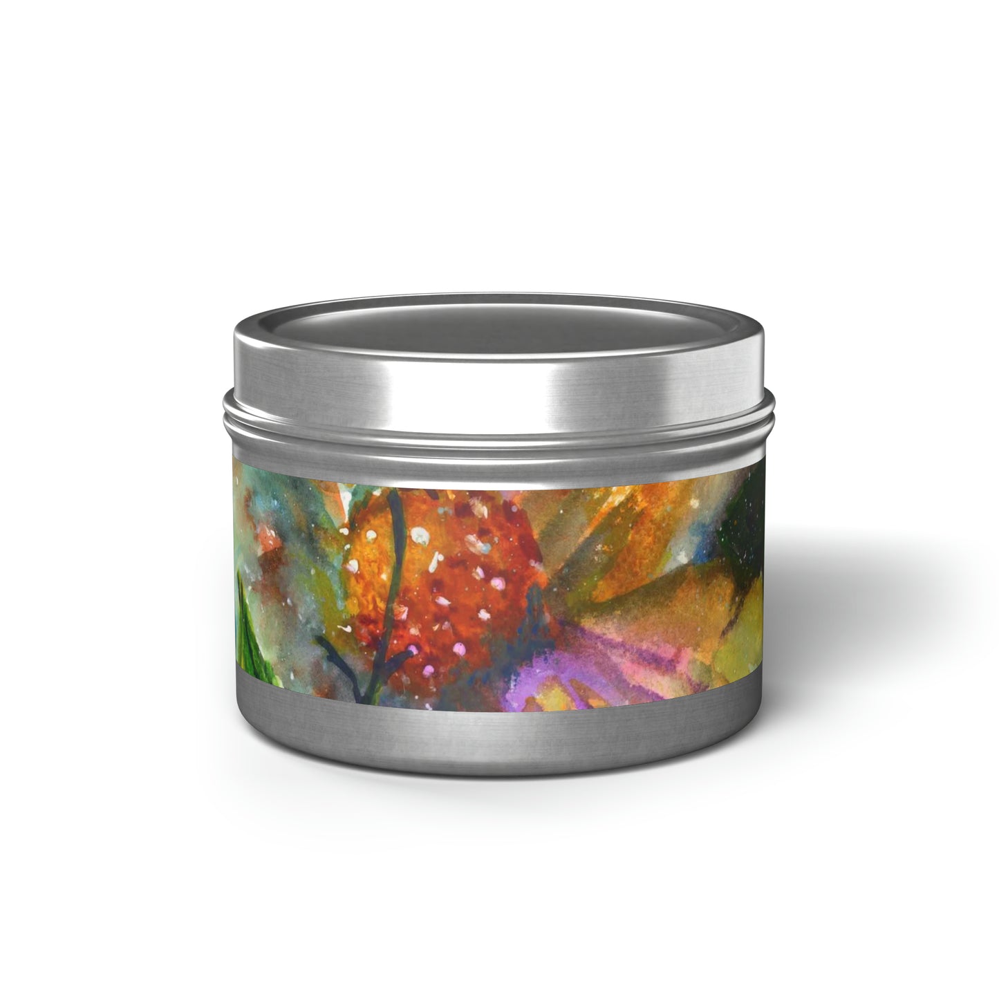 Valentine Handmade Art Tin Candles