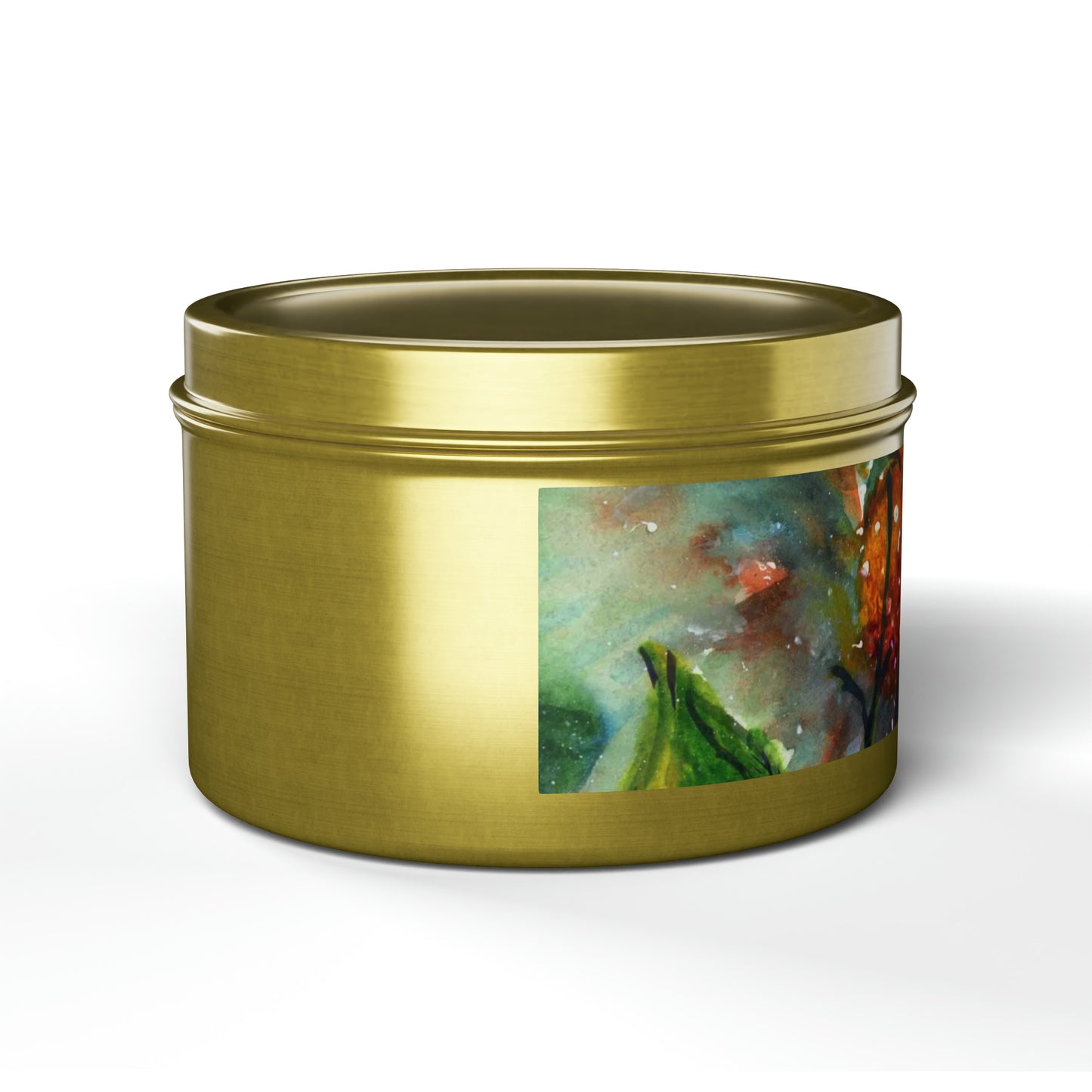 Valentine Handmade Art Tin Candles