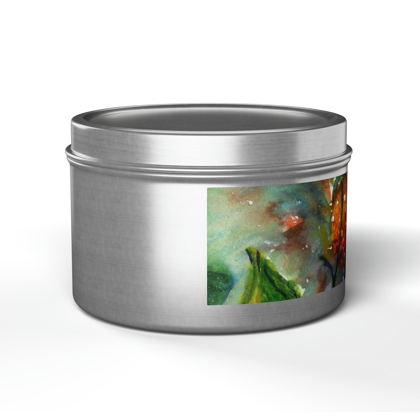 Valentine Handmade Art Tin Candles