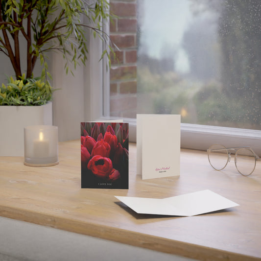 I love you Bouquet Greeting Cards