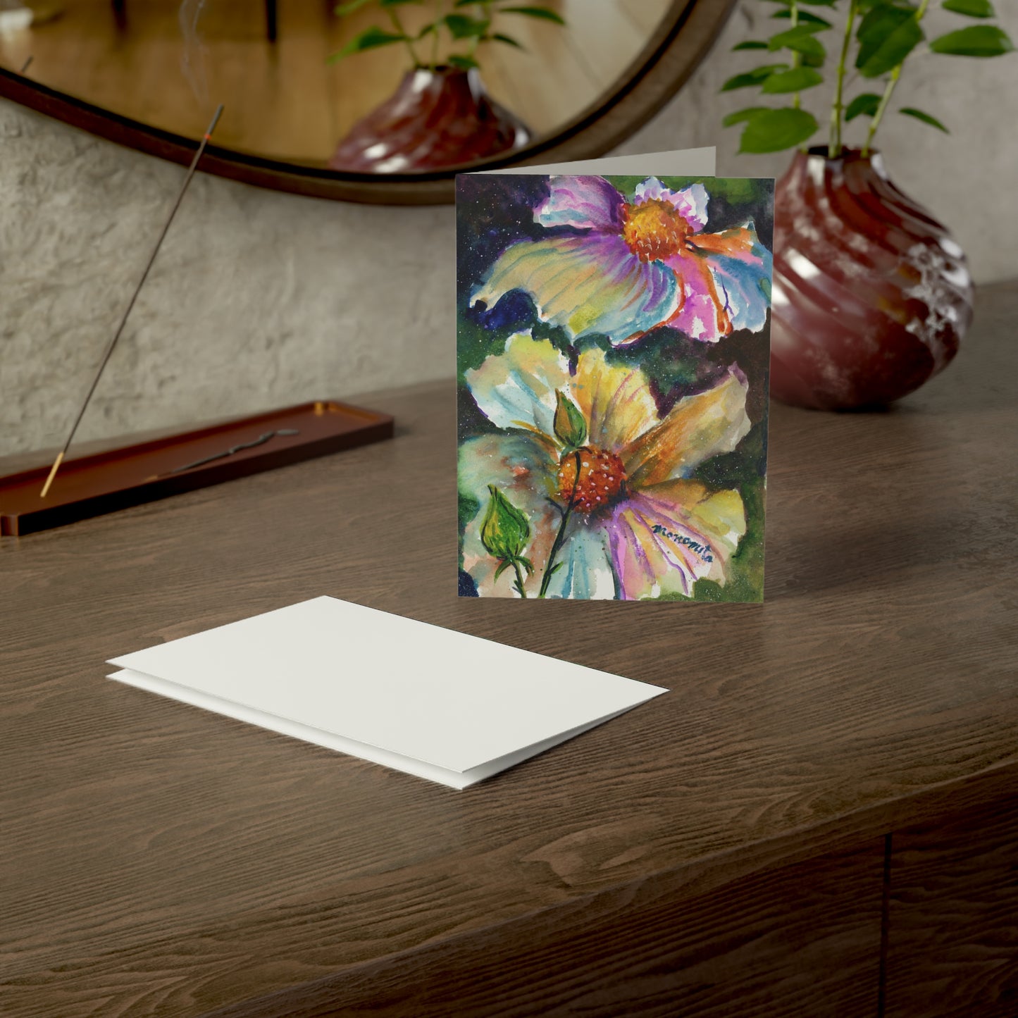 Florentines Watercolor Greeting Cards (1, 10, 30, and 50pcs)