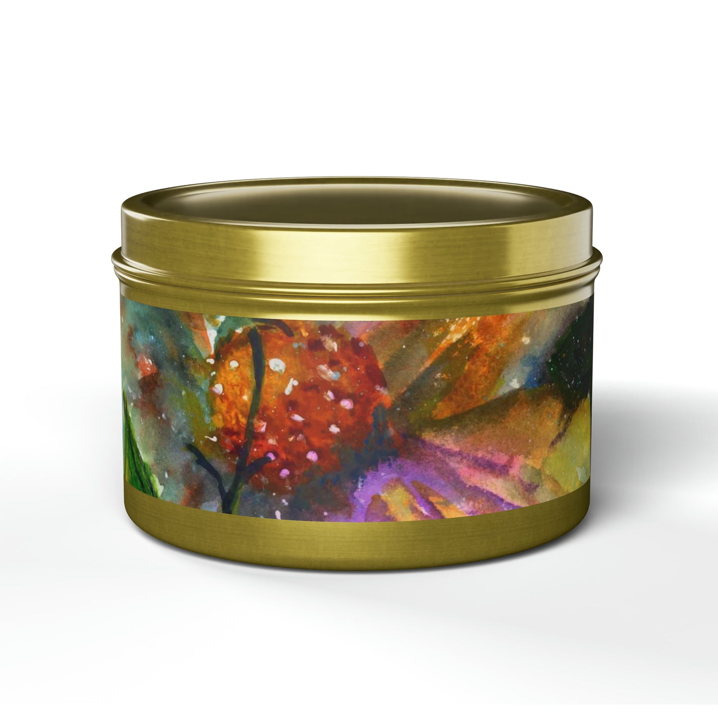 Valentine Handmade Art Tin Candles