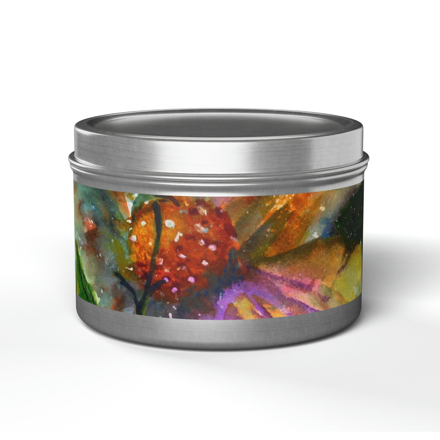 Valentine Handmade Art Tin Candles