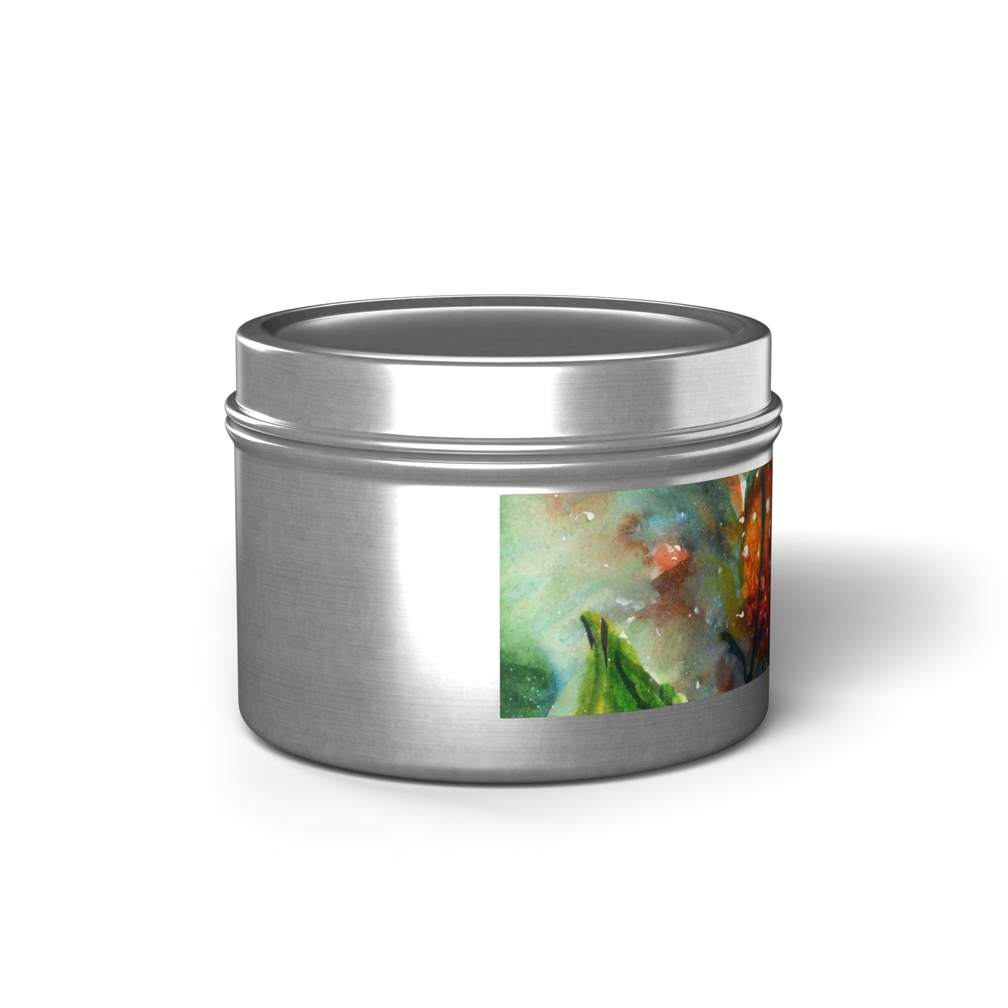 Valentine Handmade Art Tin Candles