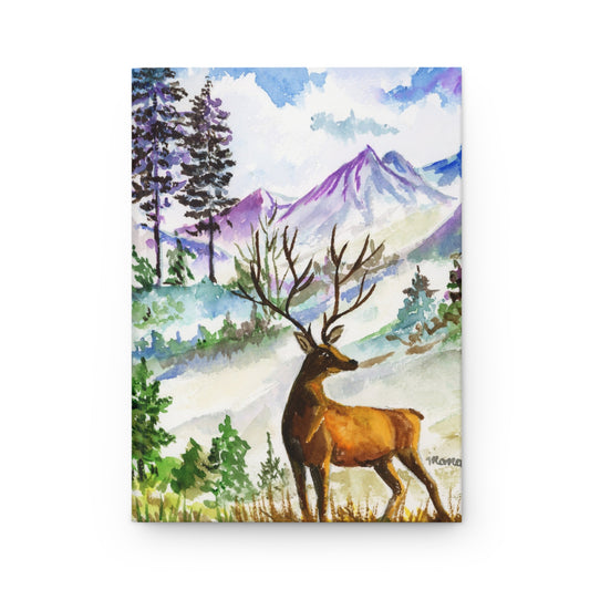 Wild Stag Hardcover Notebook