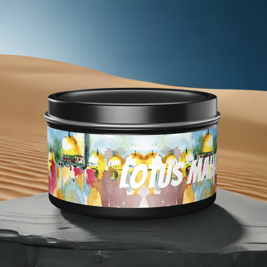 Sophia "Escape to Sahara"  Watercolor Art Candles