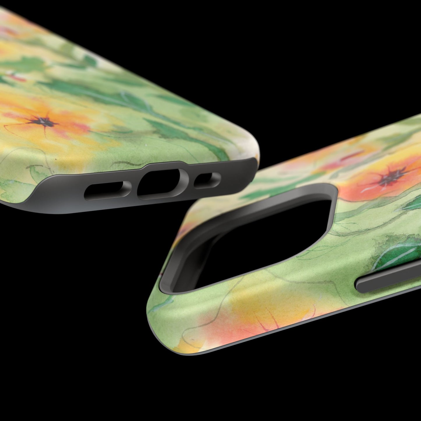 Sunset Flowers MagSafe® Impact Cases (iPhone 16 and others)