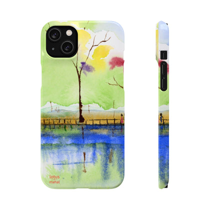 Tidal Flowers iPhone & Samsung Snap Cases