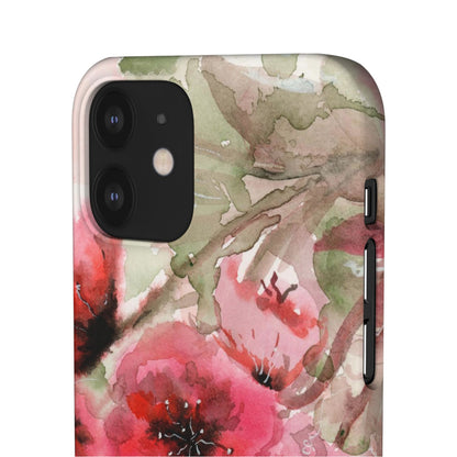 Evening Flowers iPhone & Samsung Snap Cases