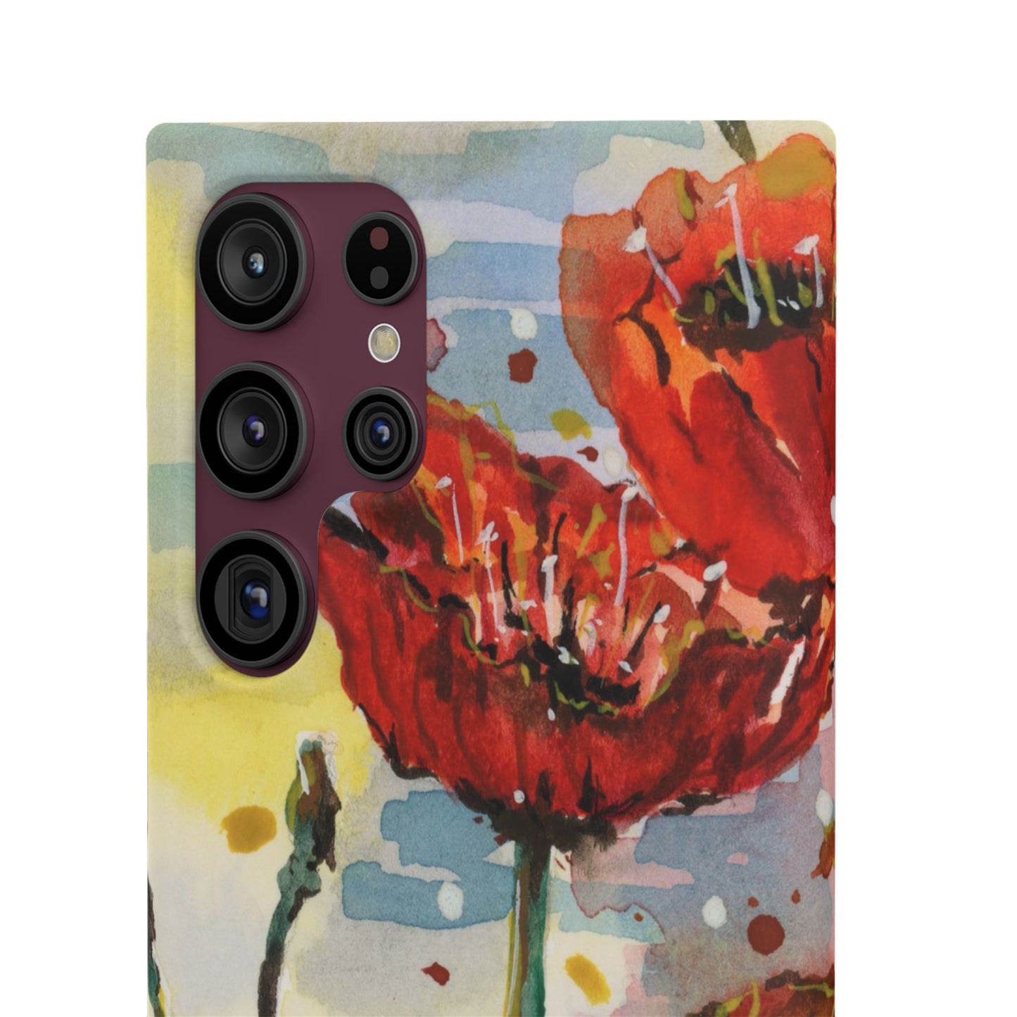 Poppy Love iPhone & Samsung Snap Cases