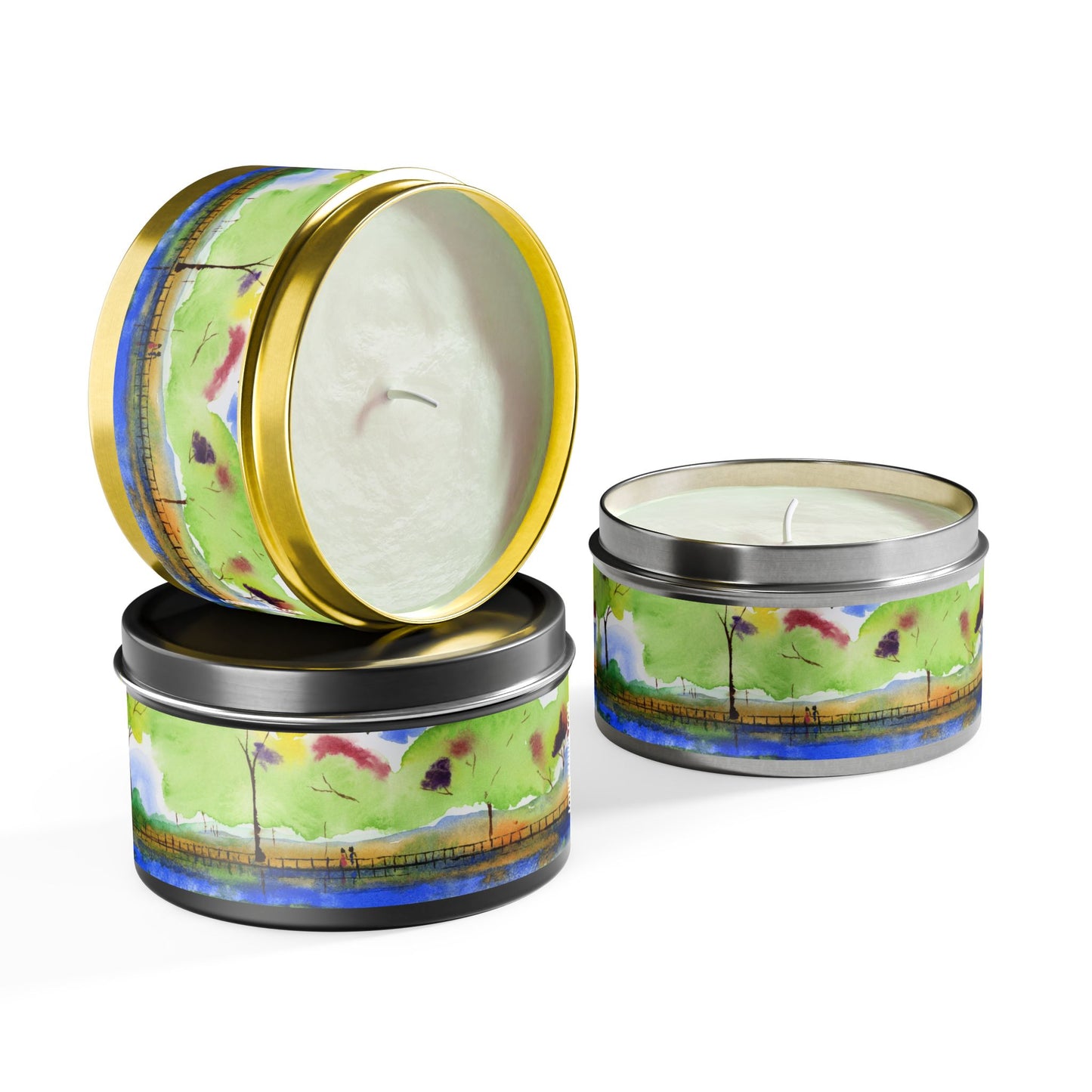 Tidal Walk Soy Wax Art Candles, USA Made