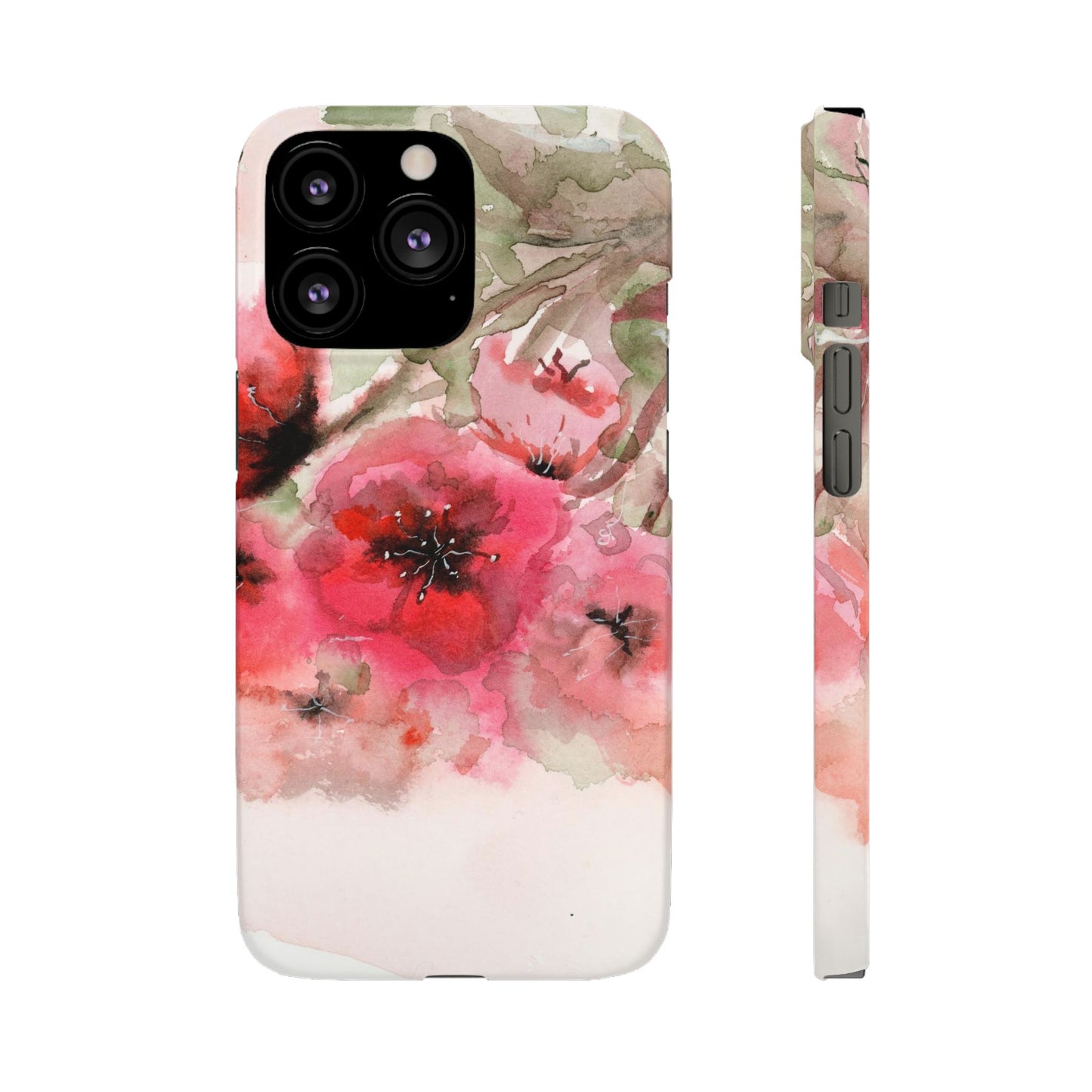 Evening Flowers iPhone & Samsung Snap Cases