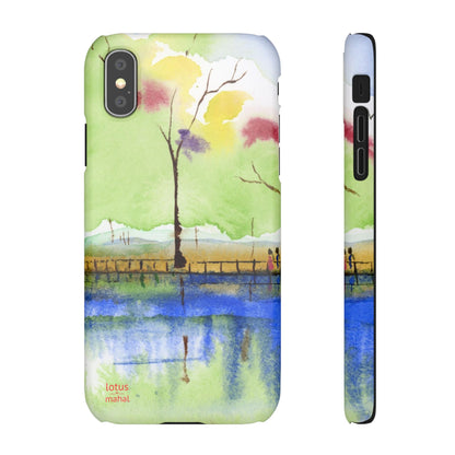 Tidal Flowers iPhone & Samsung Snap Cases