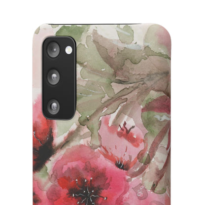 Evening Flowers iPhone & Samsung Snap Cases