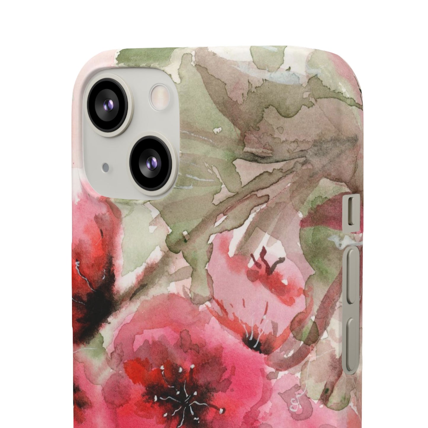 Evening Flowers iPhone & Samsung Snap Cases