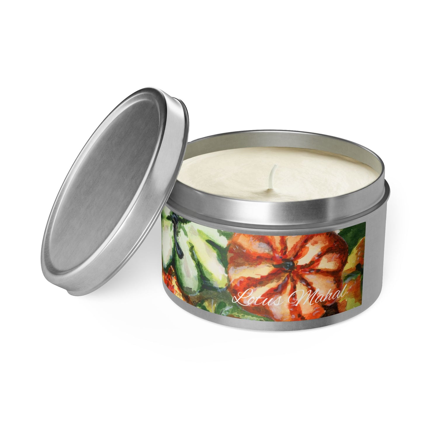 Fall Pumpkin Handmade Art Candles