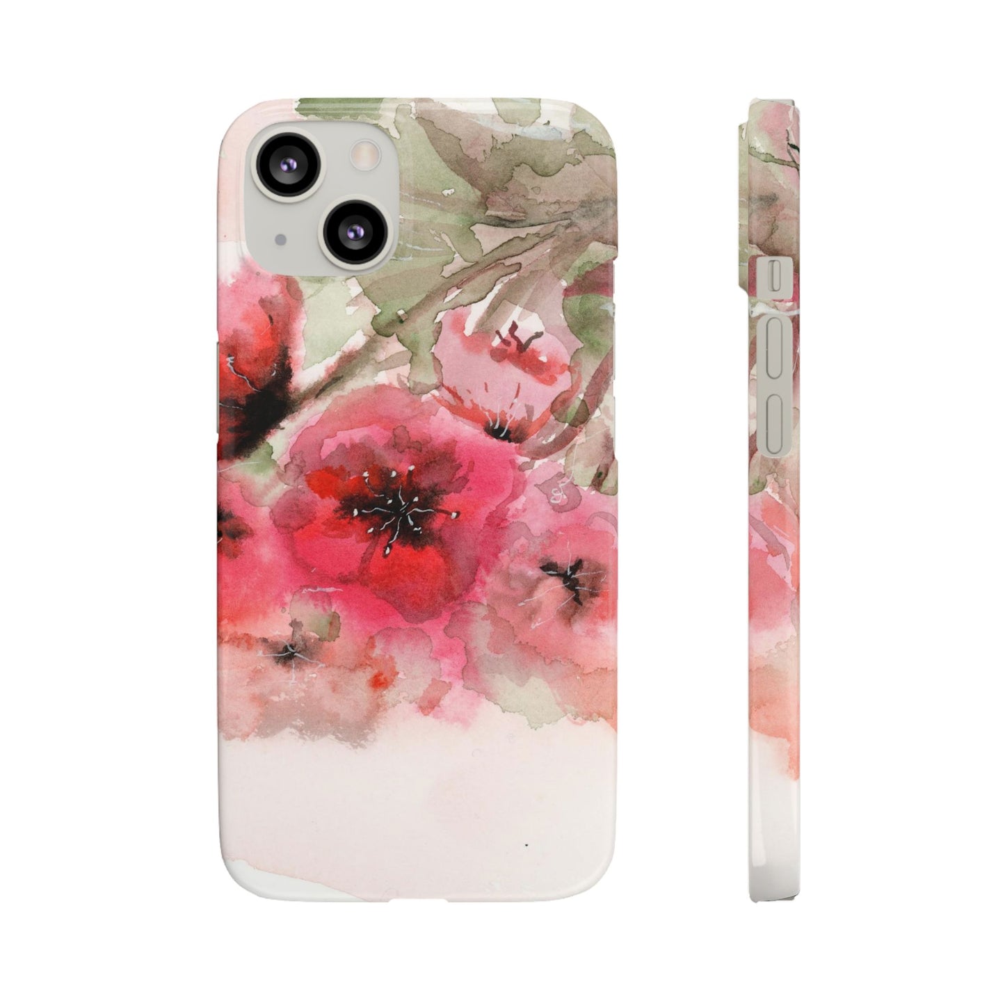 Evening Flowers iPhone & Samsung Snap Cases