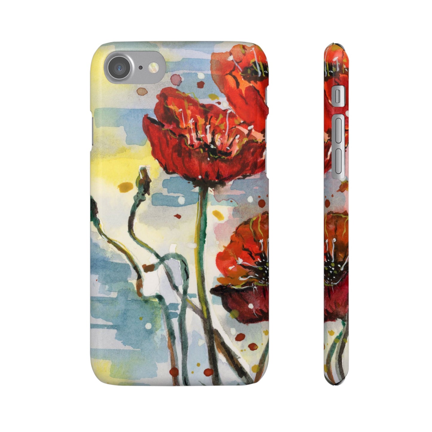 Poppy Love iPhone & Samsung Snap Cases