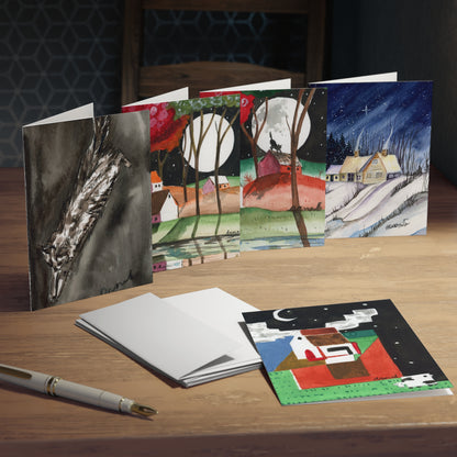 The Ultimate Twilight Watercolor Greeting Cards - 5-Design Set