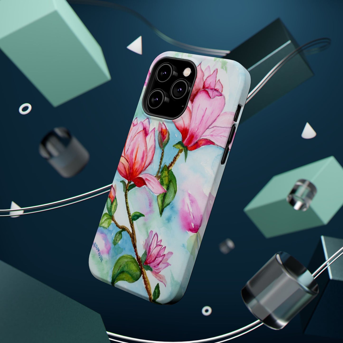 MagSafe® Allura Magnolia Impact Cases (iPhone 17 and others)