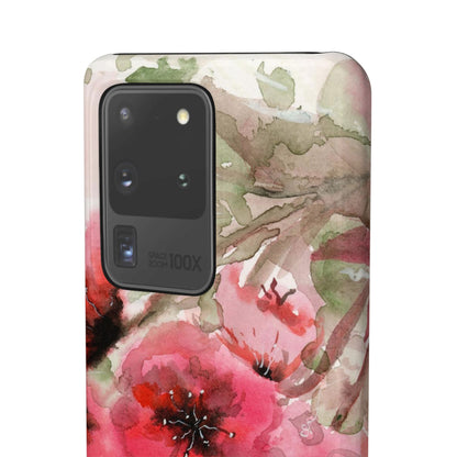 Evening Flowers iPhone & Samsung Snap Cases