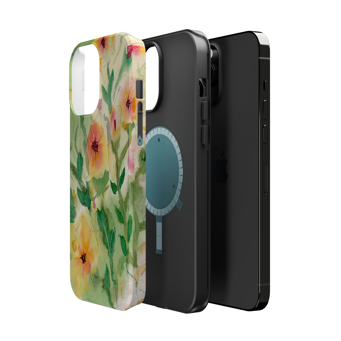 Sunset Flowers MagSafe® Impact Cases (iPhone 16 and others)