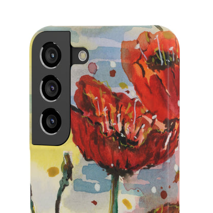 Poppy Love iPhone & Samsung Snap Cases