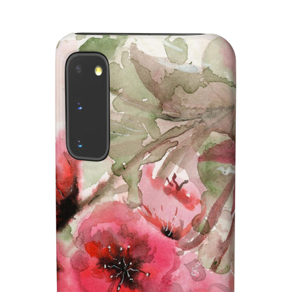 Evening Flowers iPhone & Samsung Snap Cases