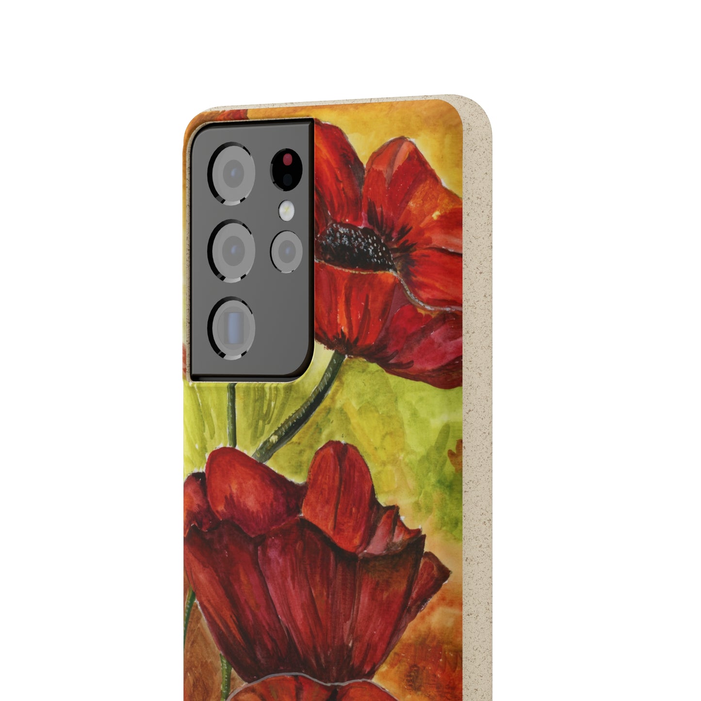 Eco Biodegradable Poppy Love iPhone & Samsung Case