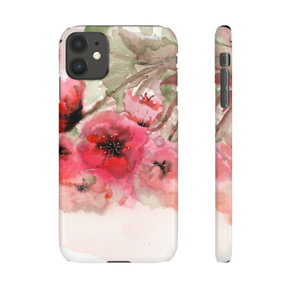 Evening Flowers iPhone & Samsung Snap Cases