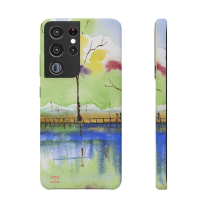 Tidal Flowers iPhone & Samsung Snap Cases