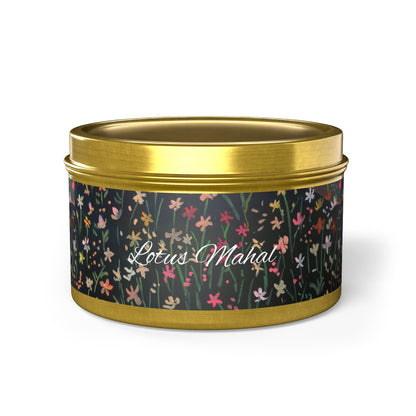 Wild Garden Flowers Handmade Art Candles