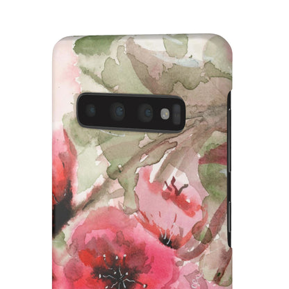 Evening Flowers iPhone & Samsung Snap Cases