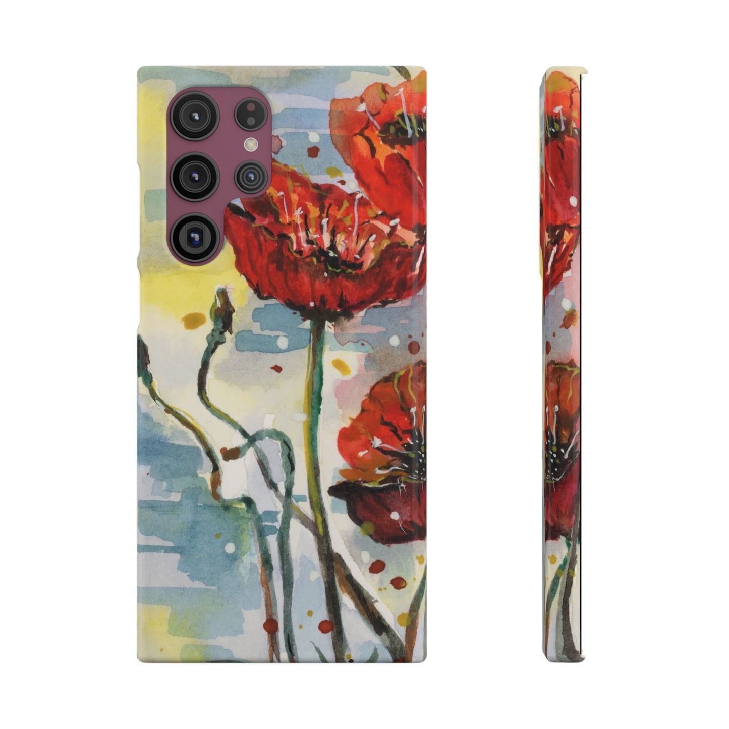 Poppy Love iPhone & Samsung Snap Cases