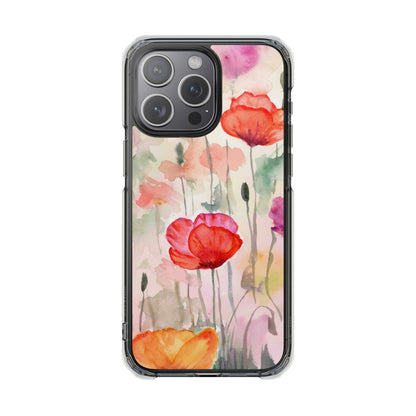 MagSafe® Wild Flower Clear Impact Cases (iPhone 15 & 14)