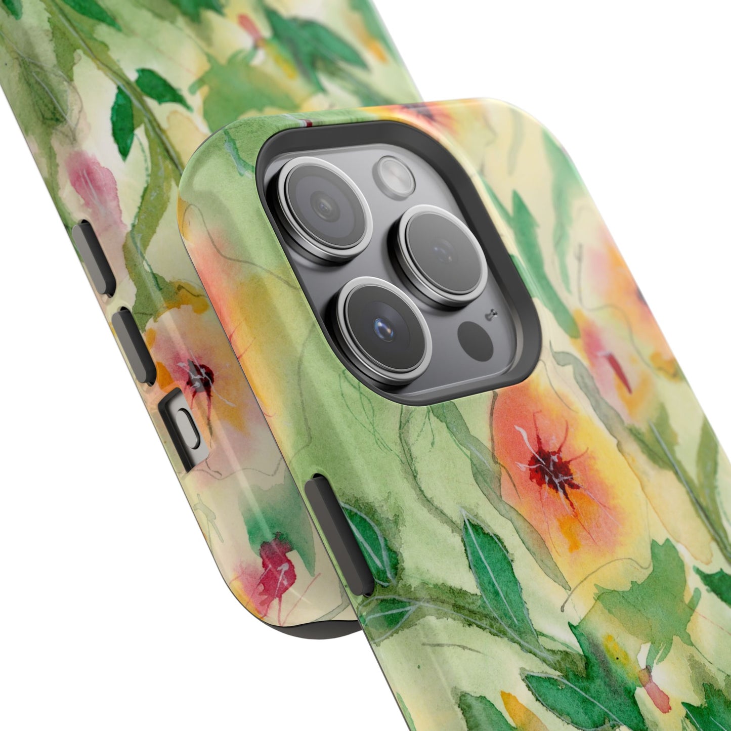 Sunset Flowers MagSafe® Impact Cases (iPhone 16 and others)