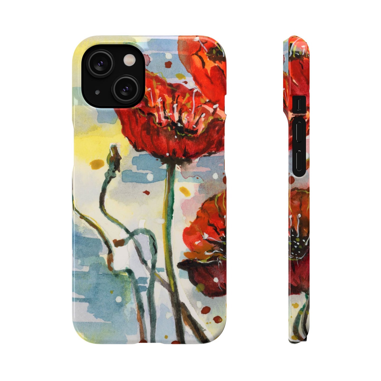 Poppy Love iPhone & Samsung Snap Cases