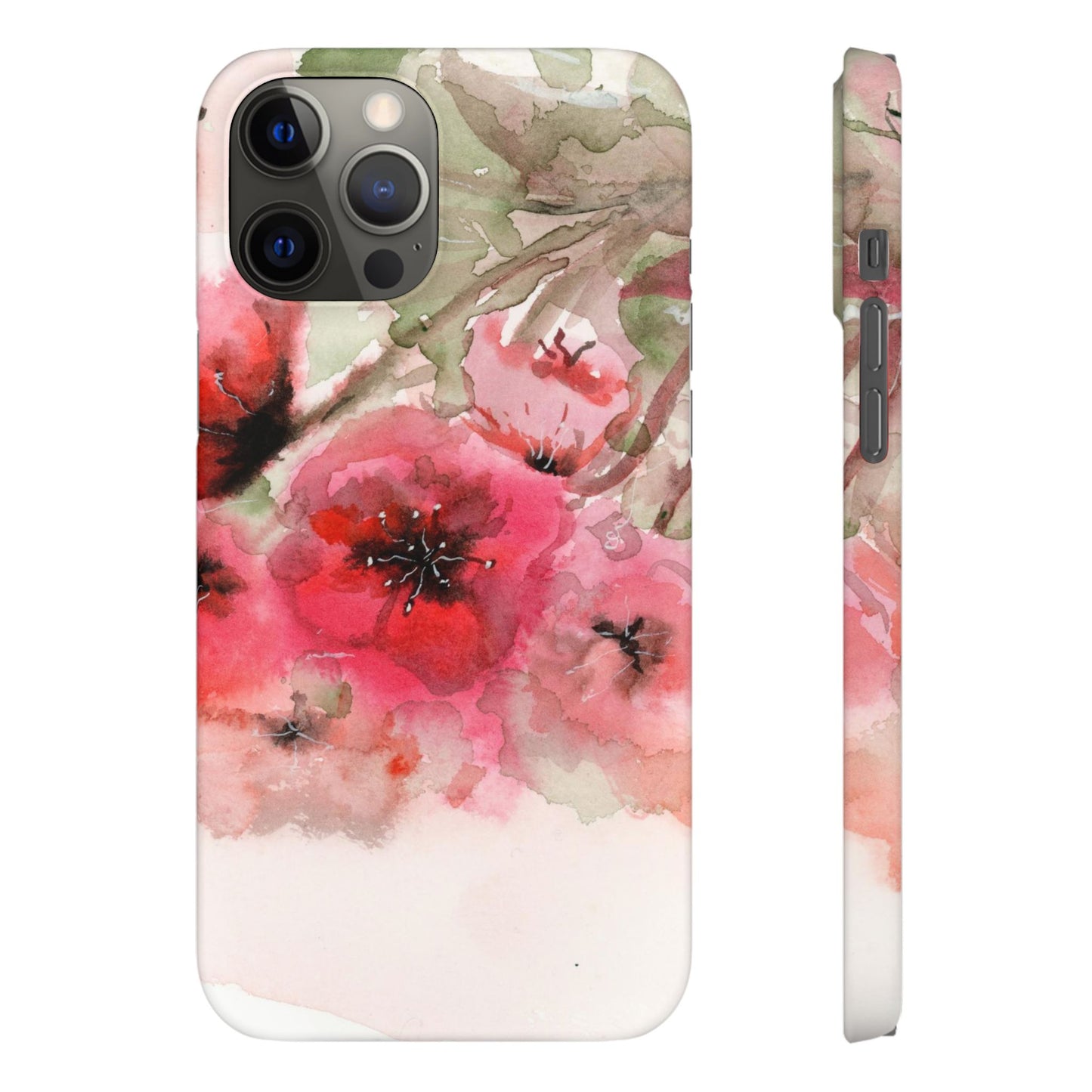 Evening Flowers iPhone & Samsung Snap Cases